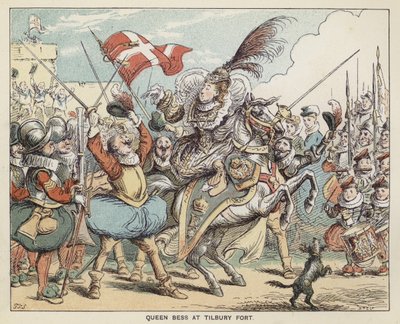 Königin Bess und Tilbury Fort von English School