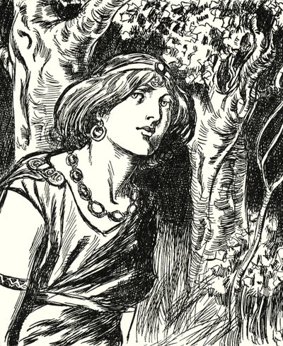 Dronning Boadicea (litografi) af English School