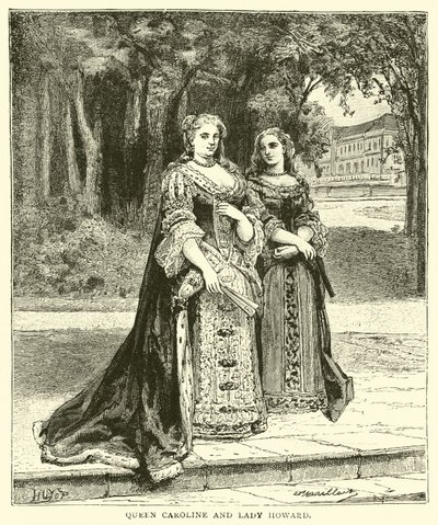 Dronning Caroline og Lady Howard af English School
