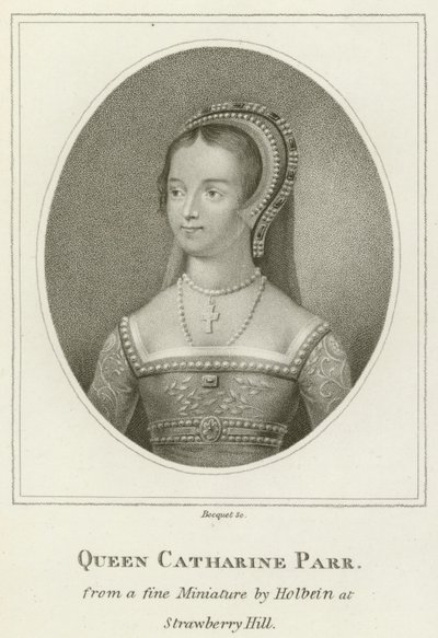 Dronning Catherine Parr (gravering) af English School
