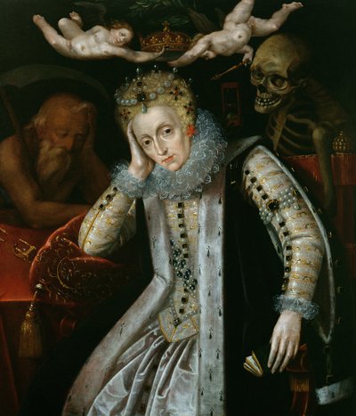 Dronning Elizabeth I (1538-1603) i alderdommen, c.1610 af English School