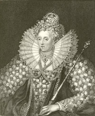 Dronning Elizabeth I af English School
