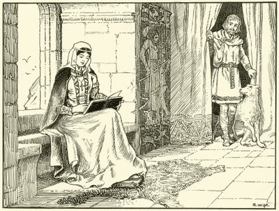 Dronning Margaret (blæk på papir) af English School