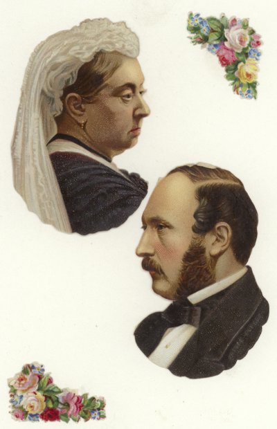 Dronning Victoria og Prins Albert af English School