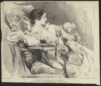 Dronning Victoria og Prinsen af Wales af English School