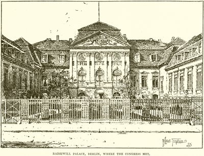 Radziwill Palace, Berlin, hvor kongressen mødtes af English School