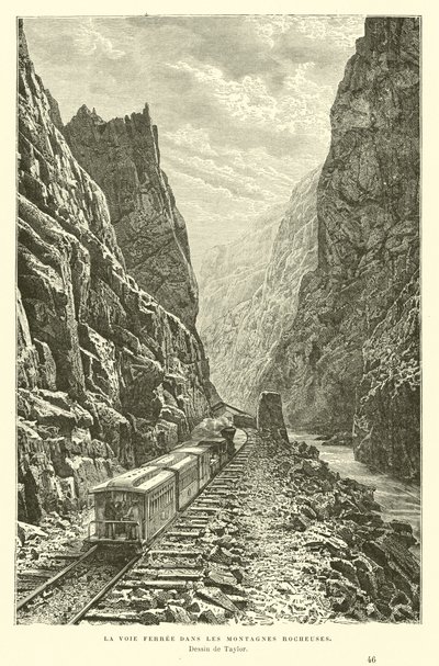 Jernbane i Rocky Mountains, Canada af English School
