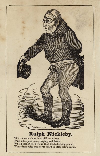 Ralph Nickleby fra Nicholas Nickleby af English School