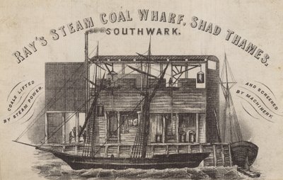 Rays Steam Coal Wharf, Shad Thames, Southwark af English School