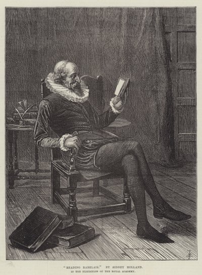Læsning af Rabelais (gravering) af English School