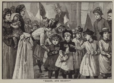 "Bereit, immer bereit!": eine Gruppe von Kindern auf einem Sommerausflug aufs Land von English School