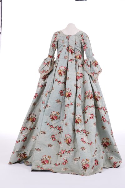 Set bagfra af en rygkjole fra 1760