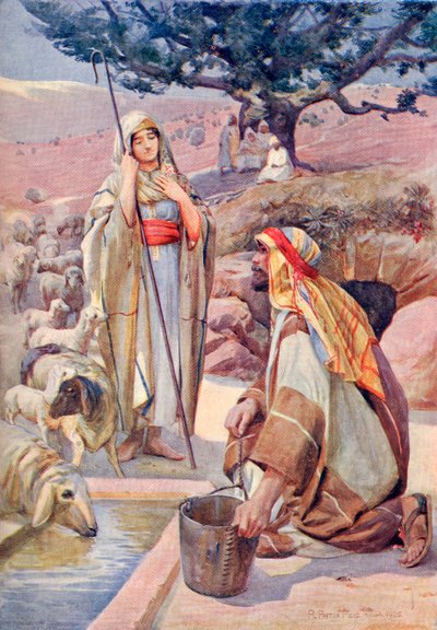 Rebekka ved brønden, fra 
