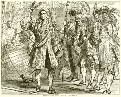 Modtagelse af King James II i Kinsale af English School