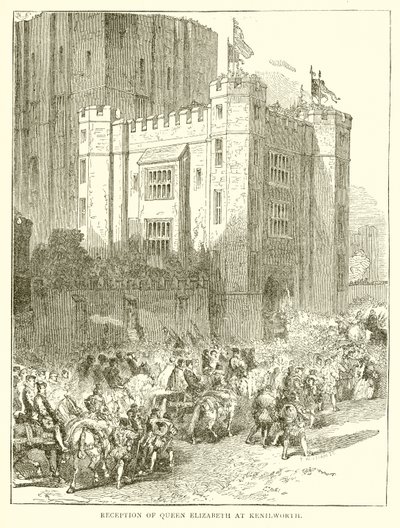 Modtagelse af dronning Elizabeth i Kenilworth af English School