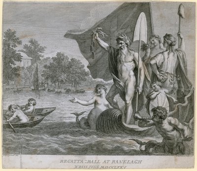Regattabal i Ranelagh Gardens af English School