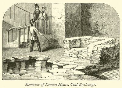 Remains of Roman House, Coal Exchange  af English School