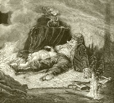 Rester af vikingernes razzia af English School