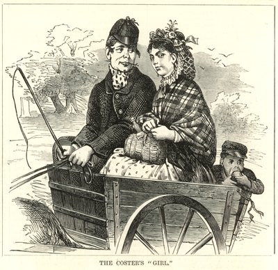 Repræsentative Derby Women: The Costers Girl af English School