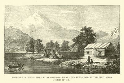 Biskop Stirlings ophold i Ooshooia, Tierra del Fuego, i løbet af de første syv måneder af 1869 af English School