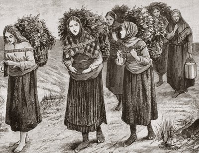 Retur fra Shieling, Hebriderne i ca. 1880, fra 