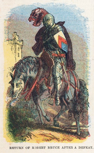 Robert Bruce vender tilbage efter et nederlag af English School