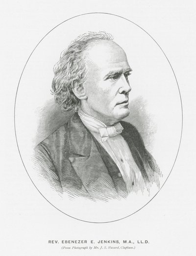 Rev Ebenezer E Jenkins (litografi) af English School