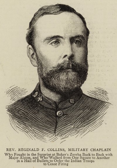 Pastor Reginald F. Collins, militærpræst (gravering) af English School