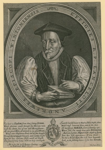 Præsten Fader Lancelot Andrews, biskop af Winchester af English School