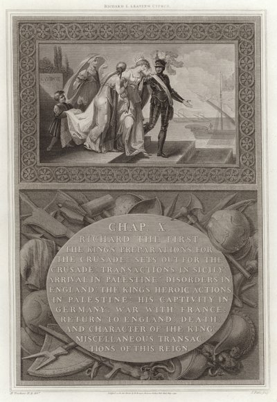 Richard I forlader Cypern af English School