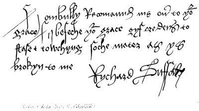 Richard de la Pole (E of Suffolk) af English School