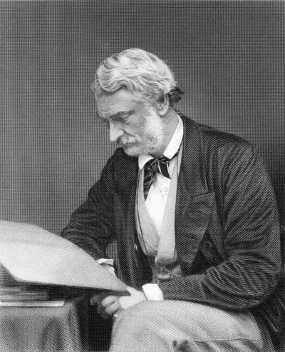 Højre ærede Lord John Manners, graveret af G. Cook fra et fotografi af S.A. Walker af English School