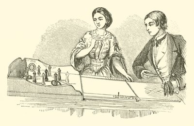 Ringolette oder Salon-Quoits von English School