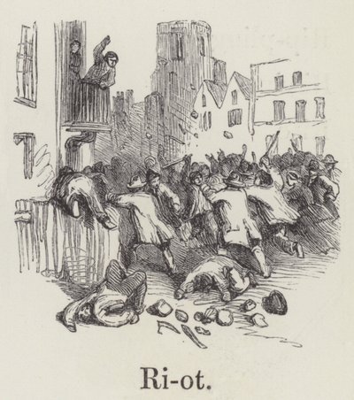 Riot (gravering) af English School