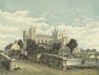 Ripon Cathedral, South West View af English School