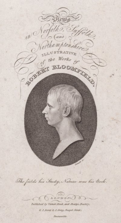 Robert Bloomfield, engelsk digter (gravering) af English School