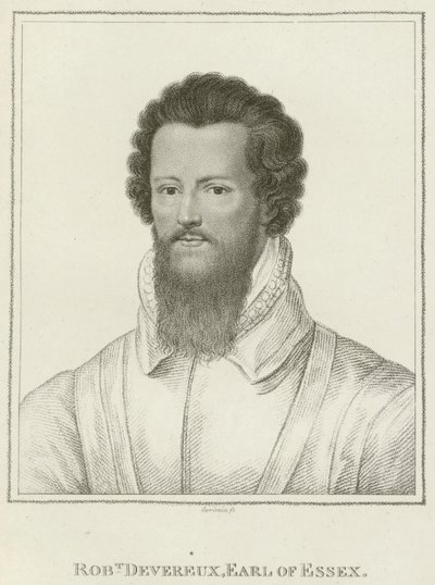 Robert Devereux, jarl af Essex (gravering) af English School