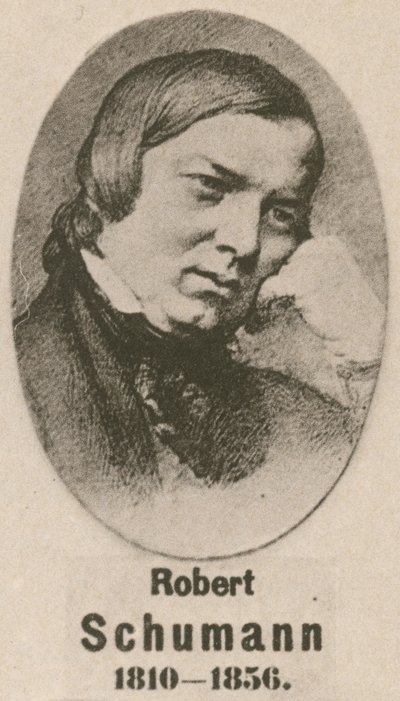 Robert Schumann (gravering) af English School