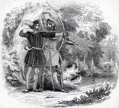 Robin Hood og Lille John af English School