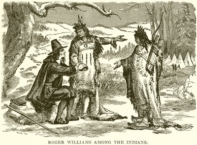 Roger Williams blandt indianerne af English School