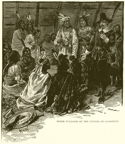 Roger Williams ved Council of Canonicus af English School