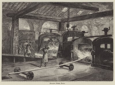 Rullende stålskinner (gravering) af English School