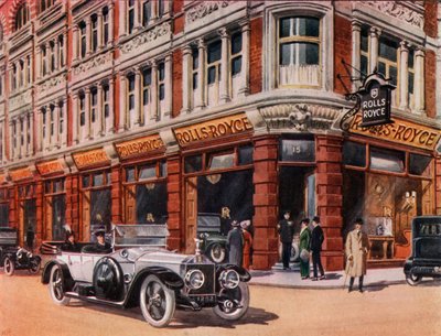 Rolls-Royce showroom på 15 Conduit Street af English School