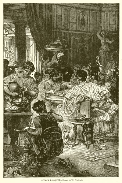 Roman banket af English School