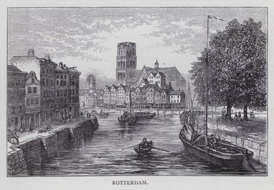 Rotterdam (gravering) af English School