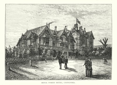 Royal Forest Hotel, Chingford (gravering) af English School