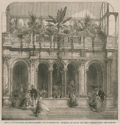 Royal Horticultural Society haver, South Kensington af English School