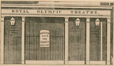 Royal Olympic Theatre, London af English School