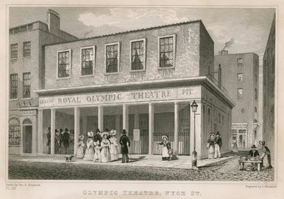 Royal Olympic Theatre, Wych Street, London af English School