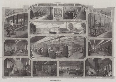 Royal Small Arms Factory i Enfield (gravering) af English School
